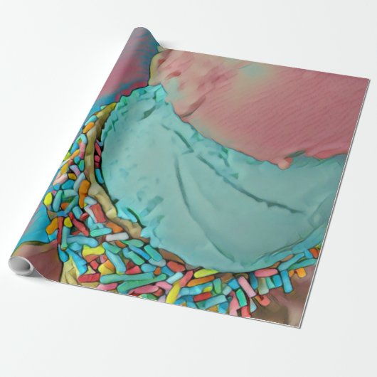 Schokoladeneisgeschenk Geschenkpapier (Ungerollt)