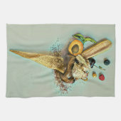 Schokoladeneisgeschenk Geschirrtuch (Horizontal)