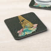 Schokoladeneisgeschenk Getränkeuntersetzer (Linke Seite)