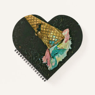 Schokoladeneisgeschenk Notizblock