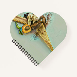 Schokoladeneisgeschenk Notizblock