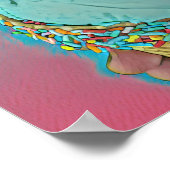 Schokoladeneisgeschenk Poster (Ecke)