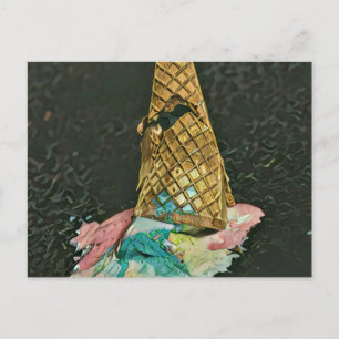 Schokoladeneisgeschenk Postkarte