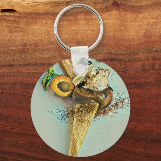 Schokoladeneisgeschenk Schlüsselanhänger (Vorderseite)