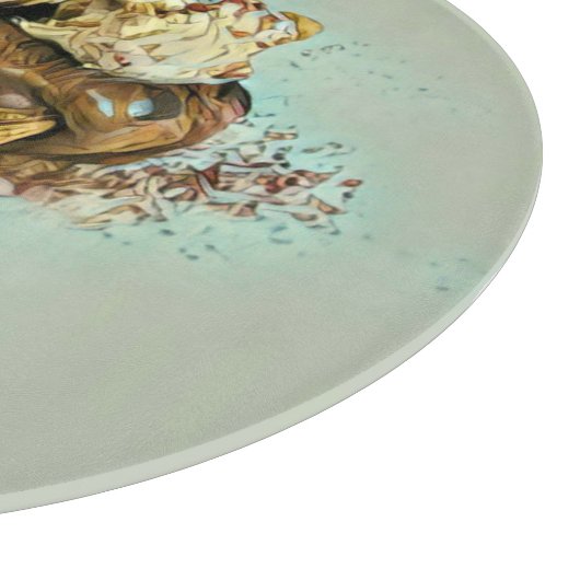 Schokoladeneisgeschenk Schneidebrett (Ecke)