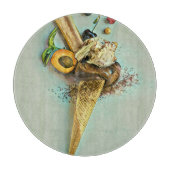 Schokoladeneisgeschenk Schneidebrett (Vorderseite)