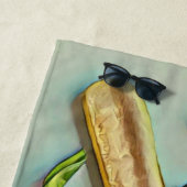 Schokoladeneisgeschenk Strandtuch (Beispiel)