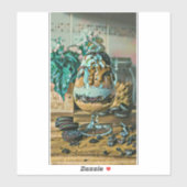 Schokoladeneisgeschoss Aufkleber (Blatt)