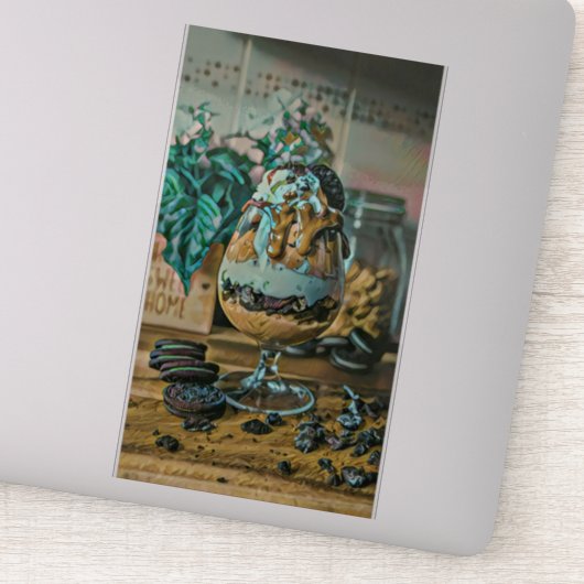 Schokoladeneisgeschoss Aufkleber (Detail)