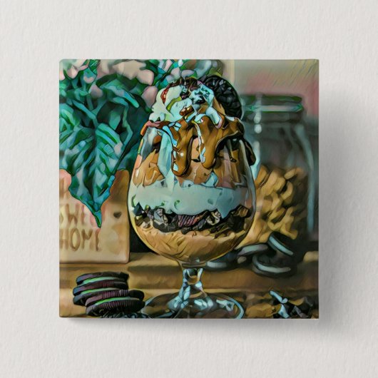 Schokoladeneisgeschoss Button (Vorderseite)