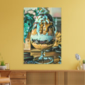 Schokoladeneisgeschoss Leinwanddruck (Insitu (Wohnzimmer))