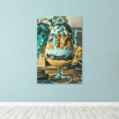 Schokoladeneisgeschoss Leinwanddruck (Insitu (Holzboden))