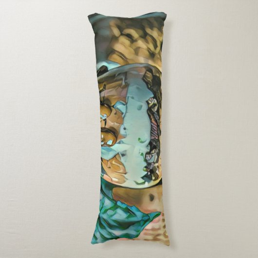 Schokoladeneisgeschoss Seitenschläferkissen (Vorderseite Vertikal)