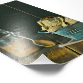 Schokoladeneisportion Fotodruck (Ecke)