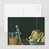 Schokoladeneisportion Postkarte (Vorne/Hinten)