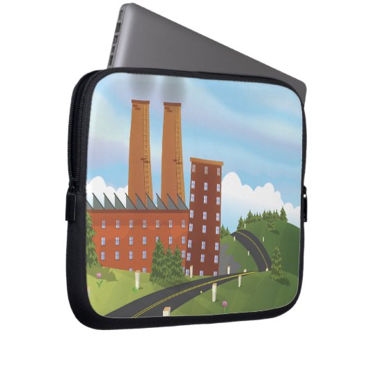 Schokoladenfabrik Laptopschutzhülle (Vorne Rechts)