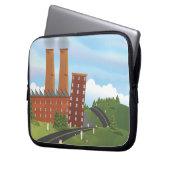 Schokoladenfabrik Laptopschutzhülle (Vorderseite Links)