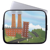 Schokoladenfabrik Laptopschutzhülle (Vorderseite)