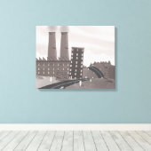 Schokoladenfabrik Leinwanddruck (Insitu (Holzboden))