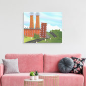 Schokoladenfabrik Leinwanddruck (Insitu (Wohnzimmer))