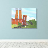 Schokoladenfabrik Leinwanddruck (Insitu (Holzboden))