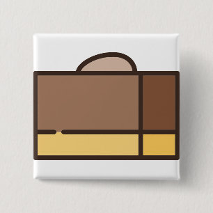 Schokoladenfleck Button