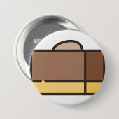 Schokoladenfleck Button (Vorne & Hinten)