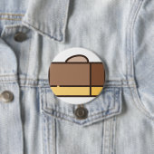 Schokoladenfleck Button (Beispiel)