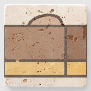 Schokoladenfleck Steinuntersetzer