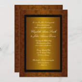 Schokoladenfresser Hochzeitsreise Einladung (Vorne/Hinten)