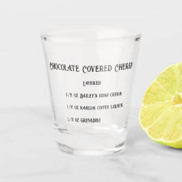 Schokoladengas Schnapsglas