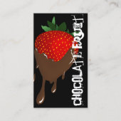 Schokoladengedeckte Fruchtbonbons Treuekarte (Vorderseite)