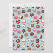 Schokoladengefühlte Brautparty Einladung (Rückseite)