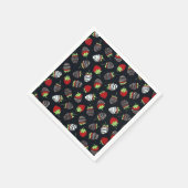 Schokoladengekochte Erdbeeren Muster Napkins Serviette (Ecke)