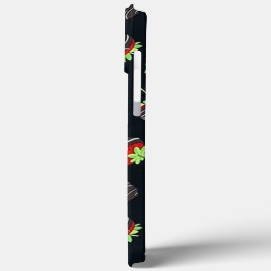 Schokoladengepökelte Erdbeeren Case-Mate iPhone Hülle (Rückseite / Links)