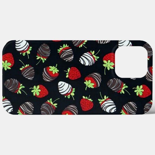 Schokoladengepökelte Erdbeeren Case-Mate iPhone Hülle (Rückseite (Horizontal))