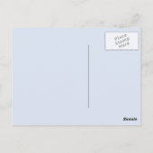 Schokoladengesicht Postkarte (Rückseite)