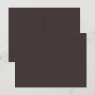 Schokoladengrabkarte für Sonderbotschaften Postkarte
