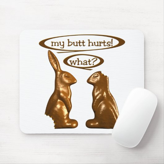 Schokoladenhäschen Mousepad (Mit Mouse)