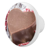 Schokoladenherz Keramikknauf (Rechts)
