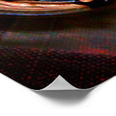 Schokoladenherz Poster (Ecke)