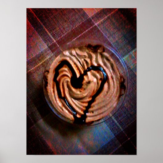 Schokoladenherz Poster (Vorne)