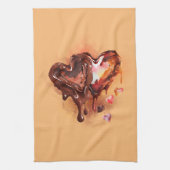 Schokoladenherzen Geschirrtuch (Vertikal)