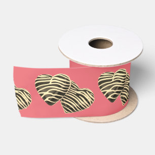 Schokoladenherzen romantisch rosa satinband