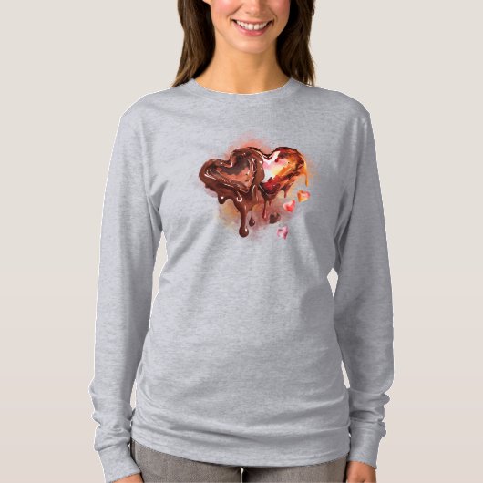Schokoladenherzen T-Shirt (Vorderseite)