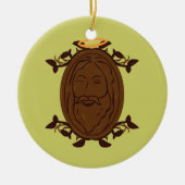 SchokoladenJesus Keramikornament (Vorne)