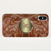 Schokoladenkakaofuge Schokolade wirbeln Nachtisch Case-Mate iPhone Hülle (Rückseite (Horizontal))