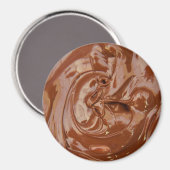 Schokoladenkakaofuge Schokolade wirbeln Nachtisch Magnet (Vorderseite/Rückseite)