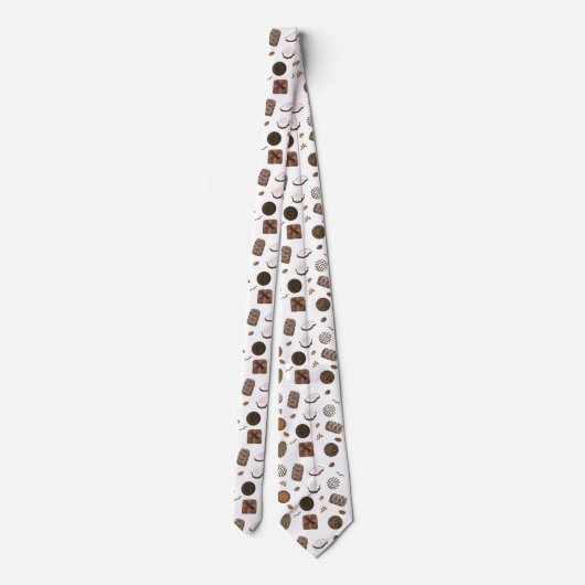Schokoladenkanäle Krawatte (Rückseite)
