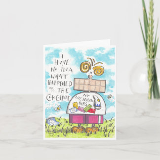 Schokoladenkarte Karte